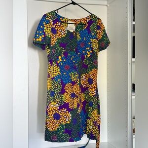 Vintage floral dress made in Hawaii